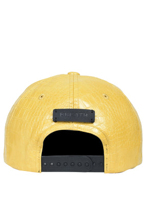 BH LOGO FAUX CROCODILE CAP / MUS