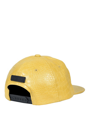 BH LOGO FAUX CROCODILE CAP / MUS