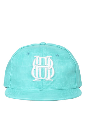BH LOGO FAUX CROCODILE CAP / TUR