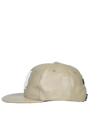 BH LOGO FAUX CROCODILE CAP / BEI