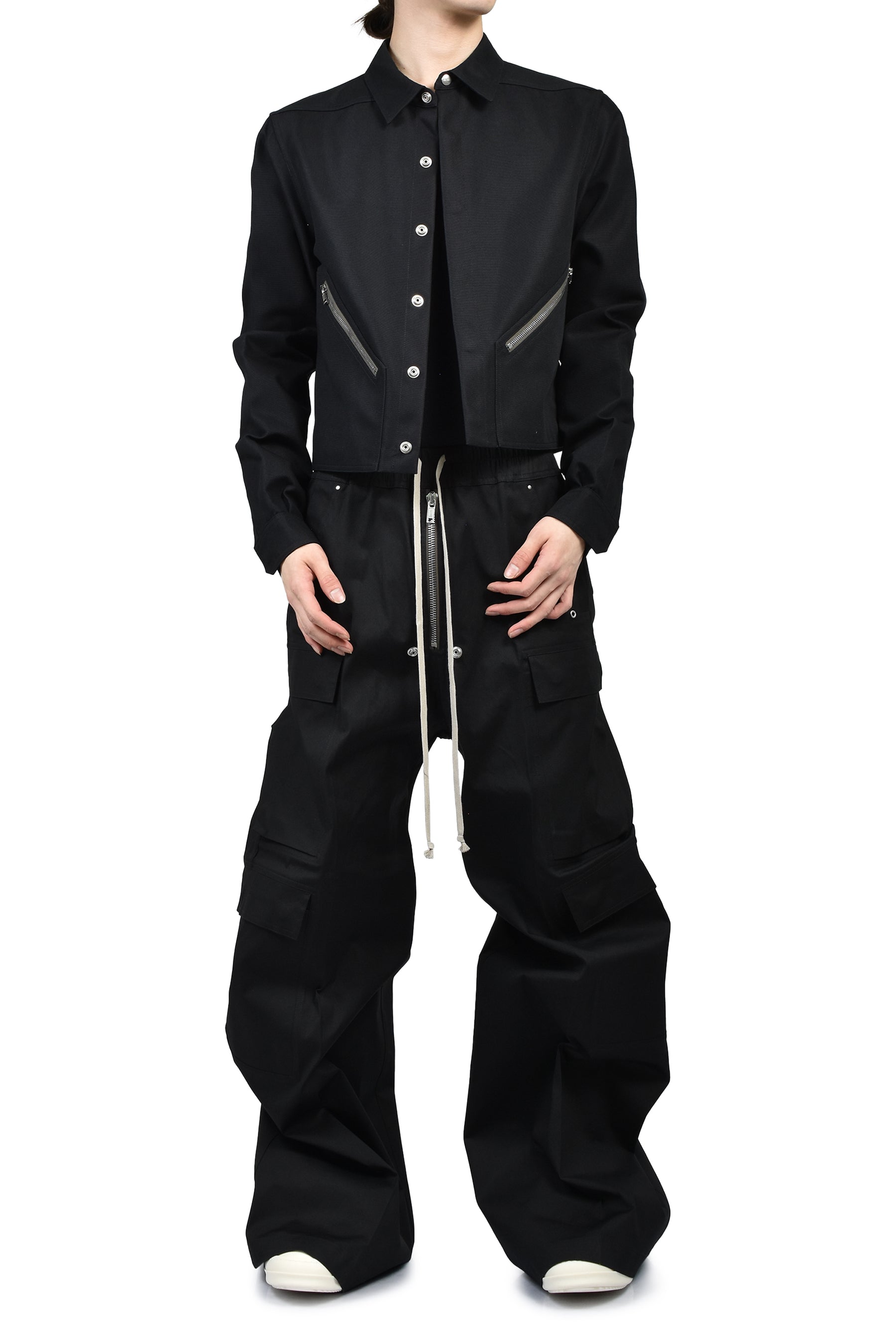 Rick Owens リックオウエンス SS26 TEMPLE CARGOBELA / BLK - NUBIAN