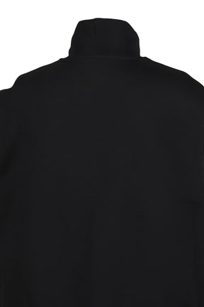 TECH SWEAT ZIP VEST PULLOVER / BLK