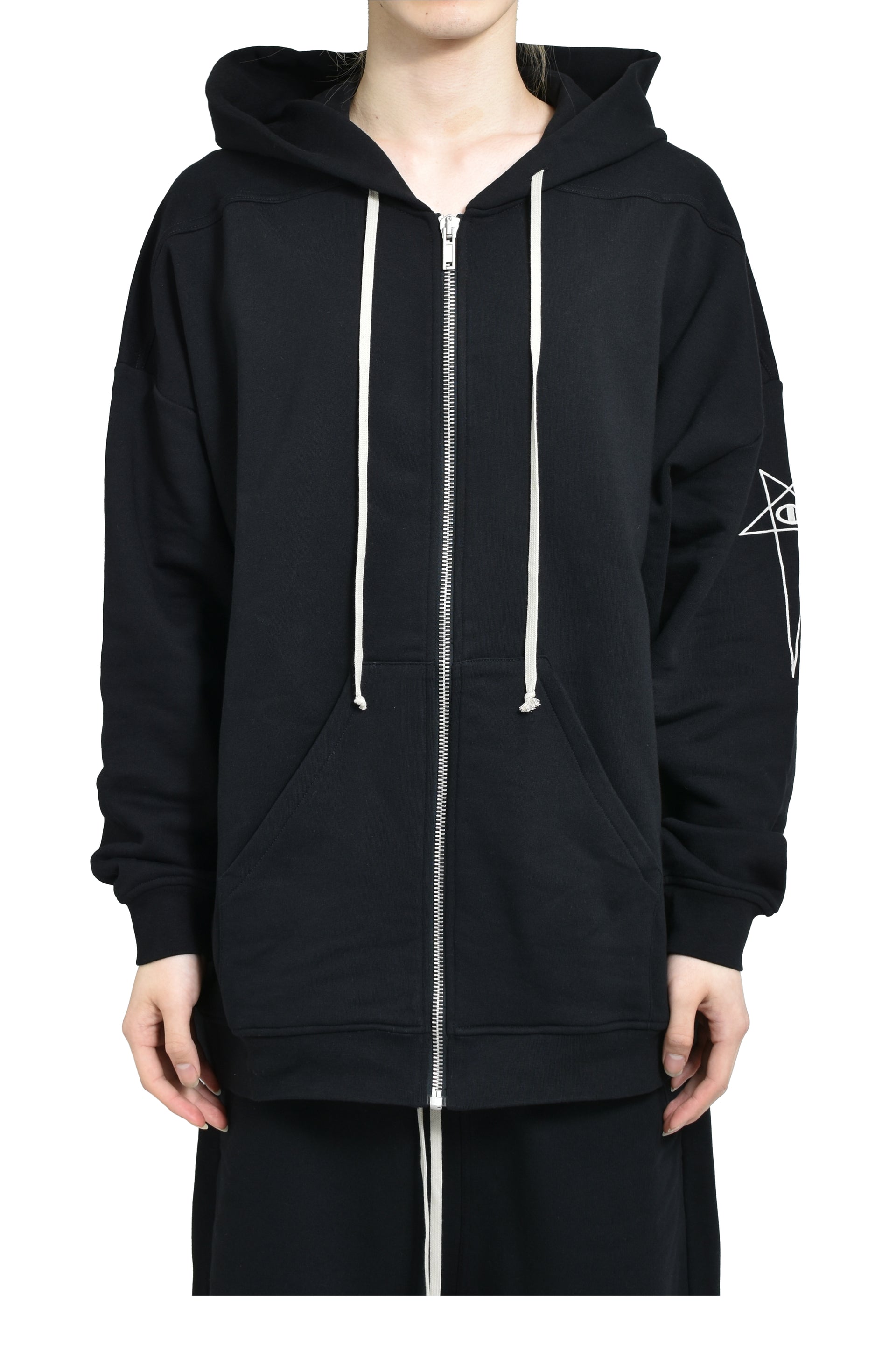 Rick Owens × Champion SS25 JUMBO JASON'S HOODIE / BLK - NUBIAN