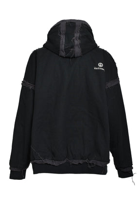 BLACKMEANS × KAMIYA DECONSTRUCTED ZIP PARKA / BLK