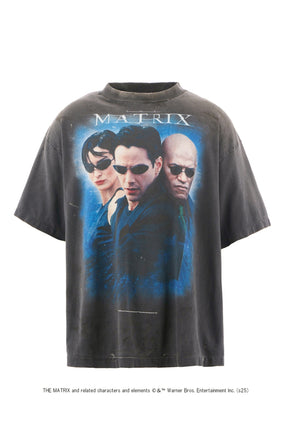 MTRX_SS TEE/THE MATRIX WHITE LOGO / BLK 