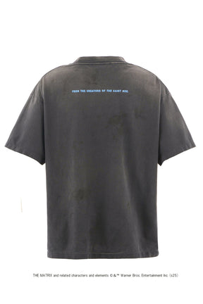 MTRX_SS TEE/THE MATRIX WHITE LOGO / BLK 