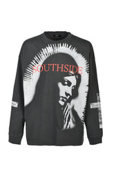 MARIA LS TEE / BLK
