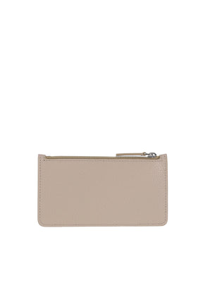 ZIPPED CARD CASE / BEI