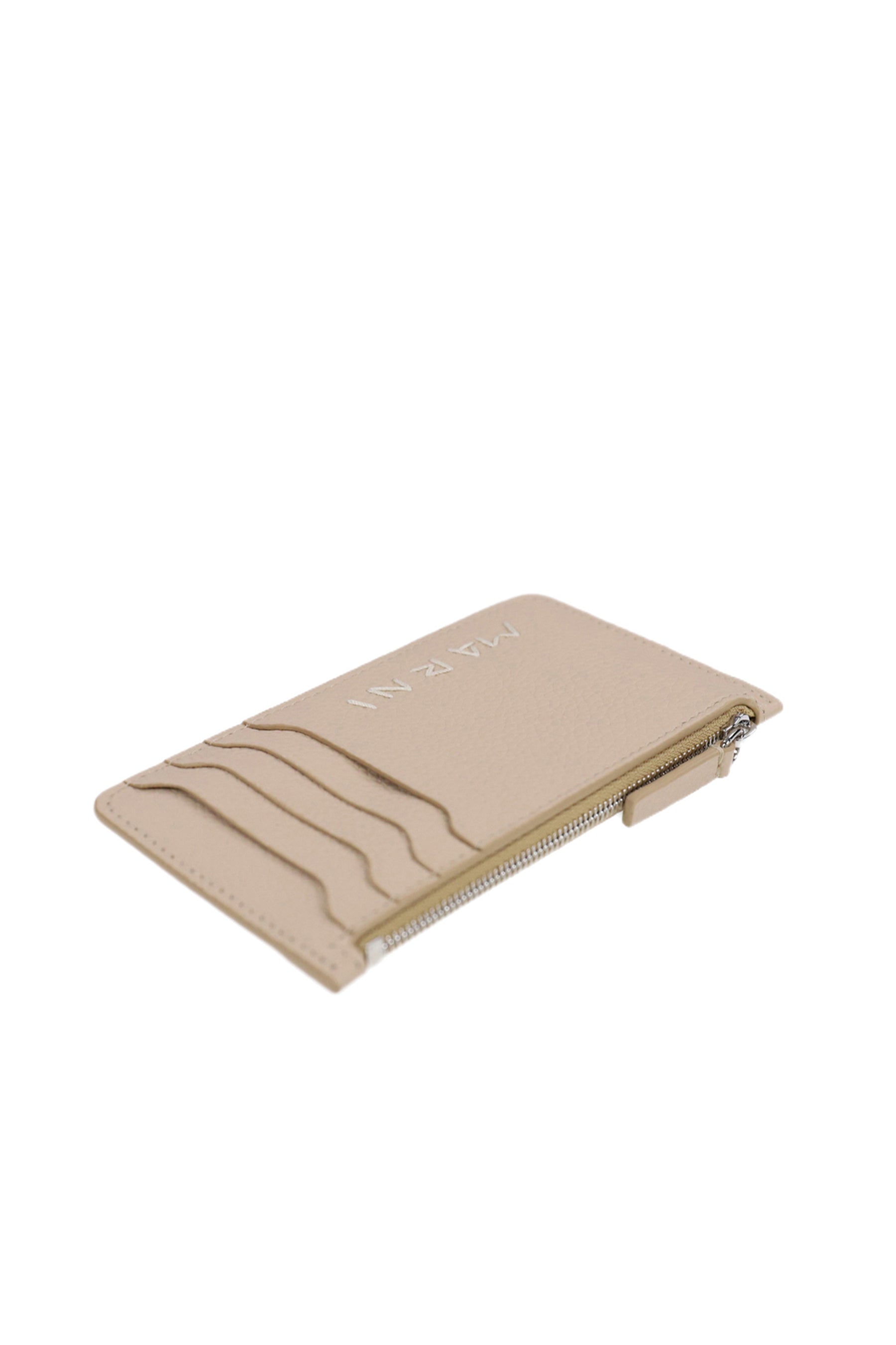 ZIPPED CARD CASE / BEI