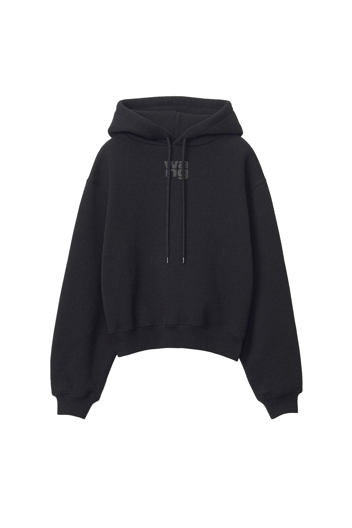 alexanderwang ESSENTIAL TERRY HOODIE / BLK