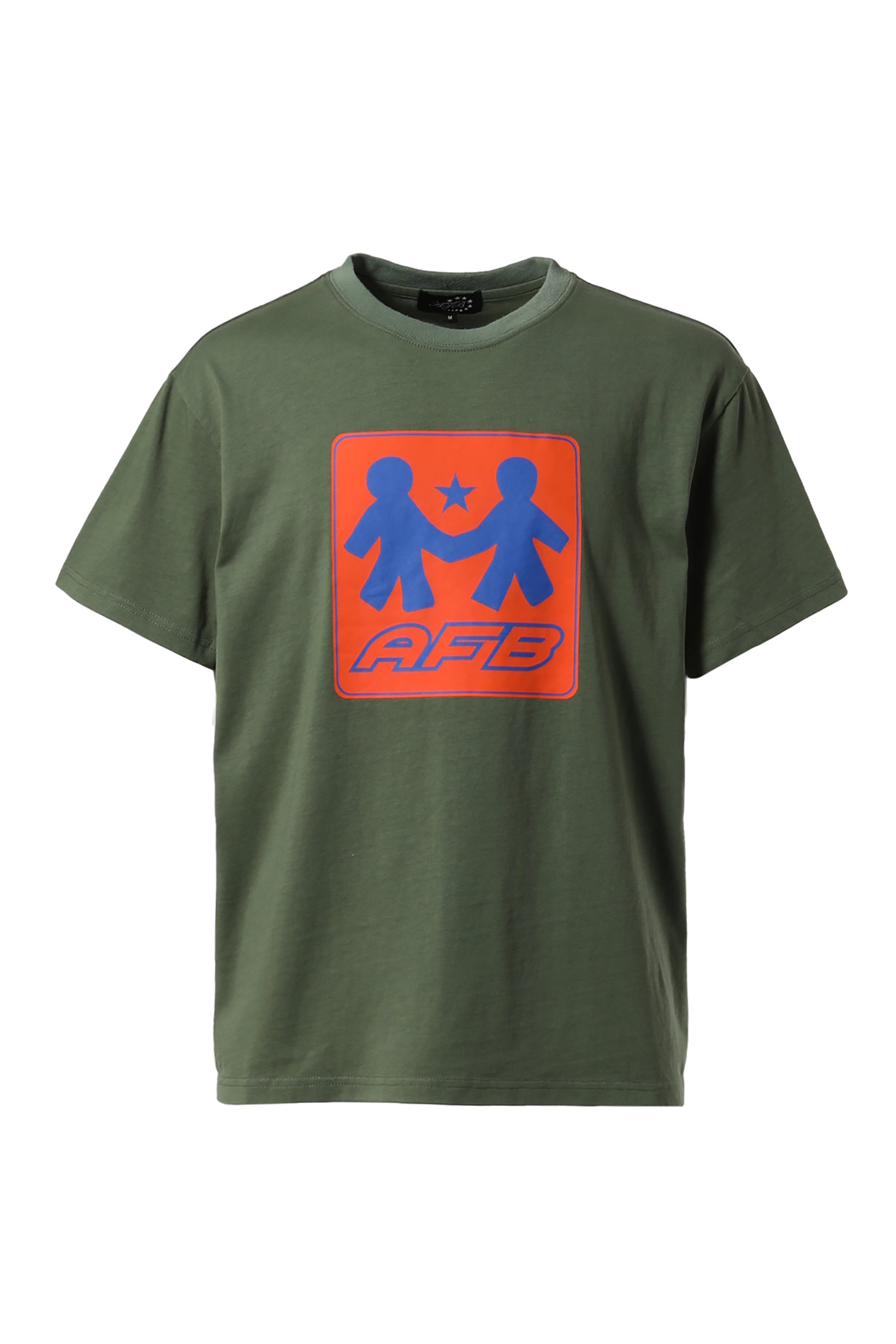 AFB エーエフビー SS23 FRIEND TEE / GRN -NUBIAN