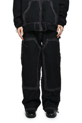 BLACKMEANS × KAMIYA DECONSTRUCTED PAINTER PANTS / BLK