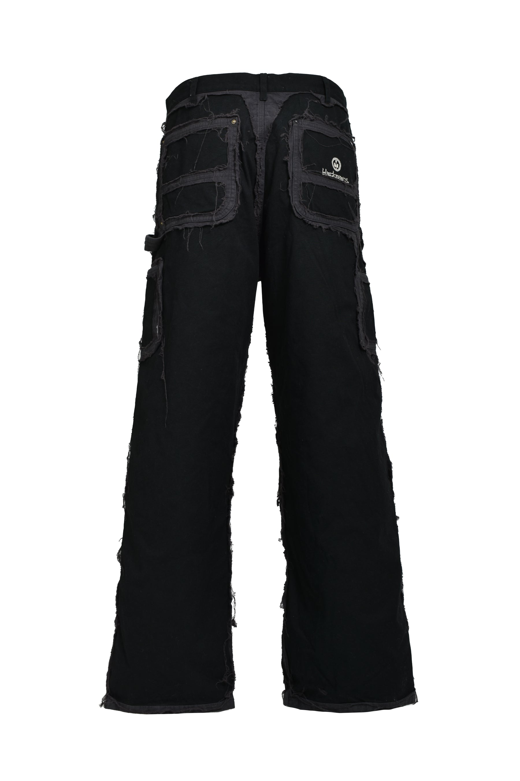 BLACKMEANS × KAMIYA DECONSTRUCTED PAINTER PANTS / BLK