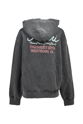 AMIRI NEON LIGHTS HOODIE / BLK 