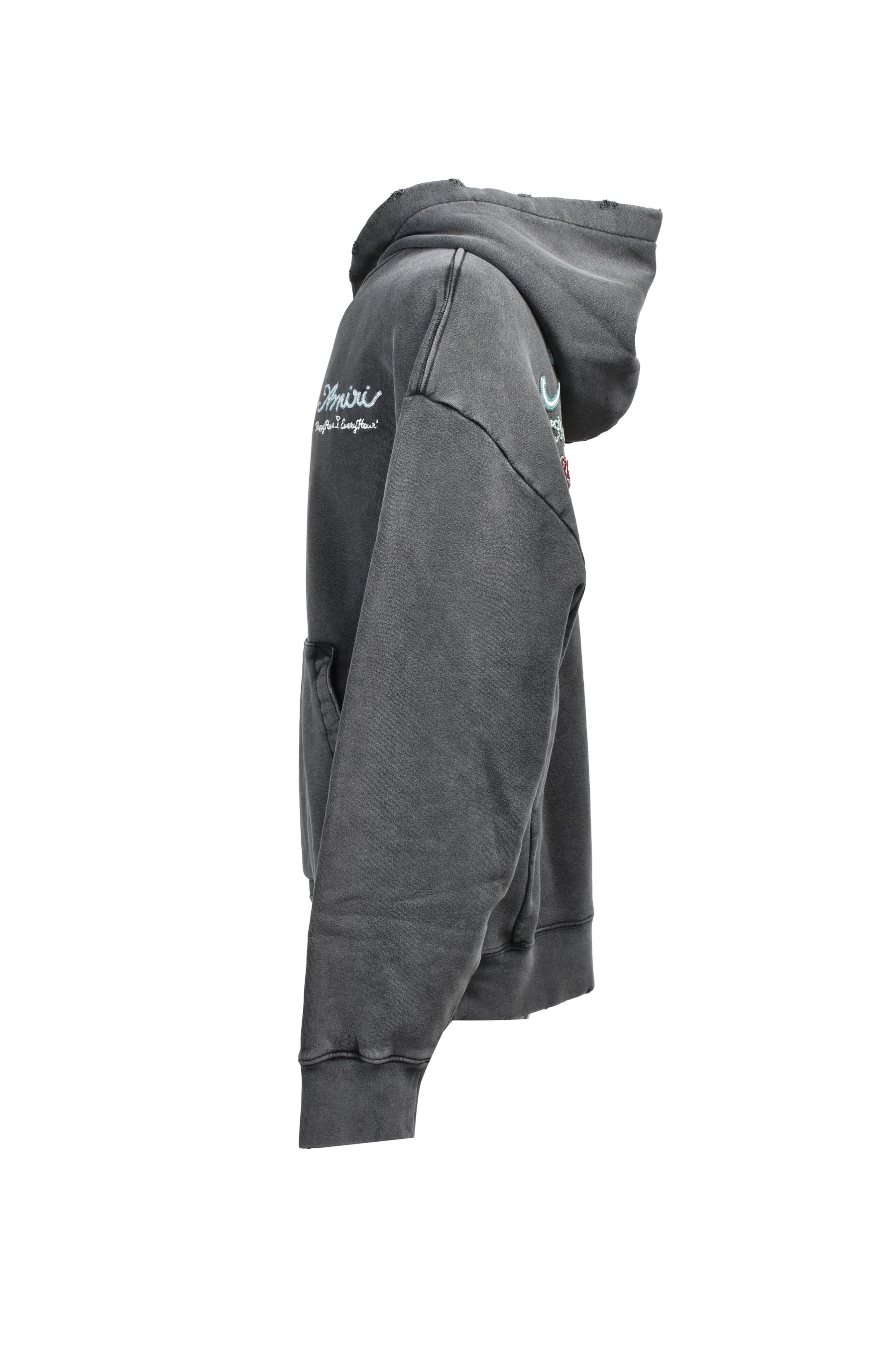 AMIRI NEON LIGHTS HOODIE / BLK 