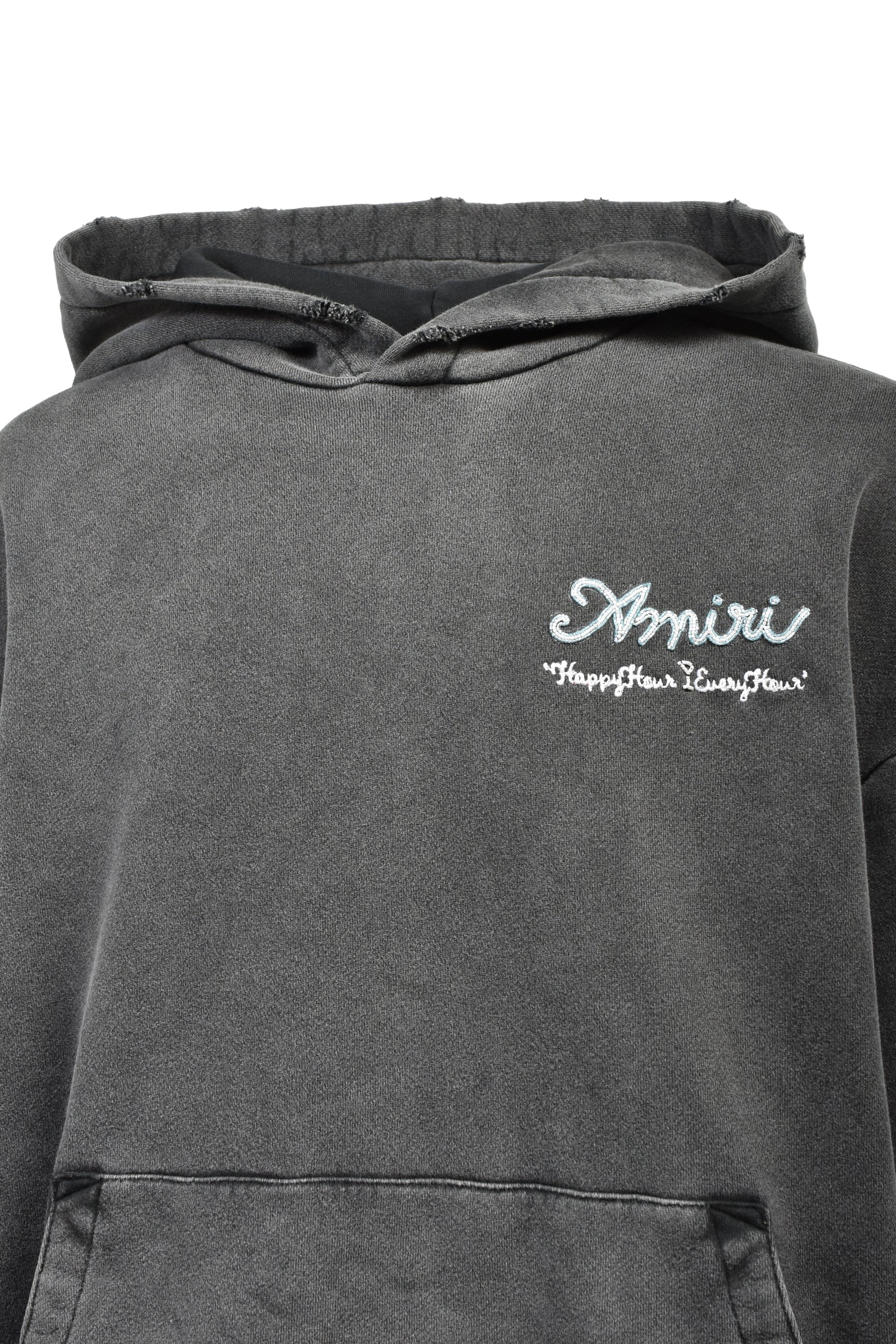 AMIRI NEON LIGHTS HOODIE / BLK 