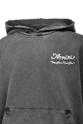 AMIRI NEON LIGHTS HOODIE / BLK 