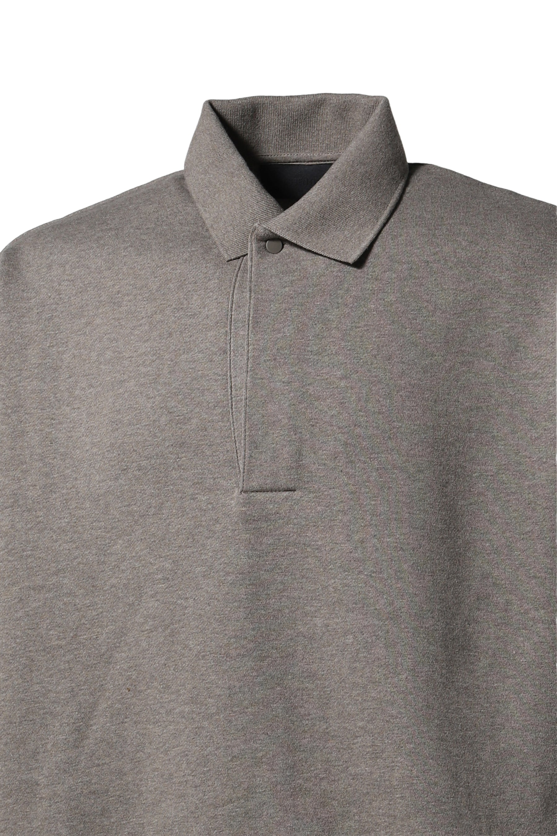ESSENTIALS 3/4 SLEEVE POLO / HEATHER GRY