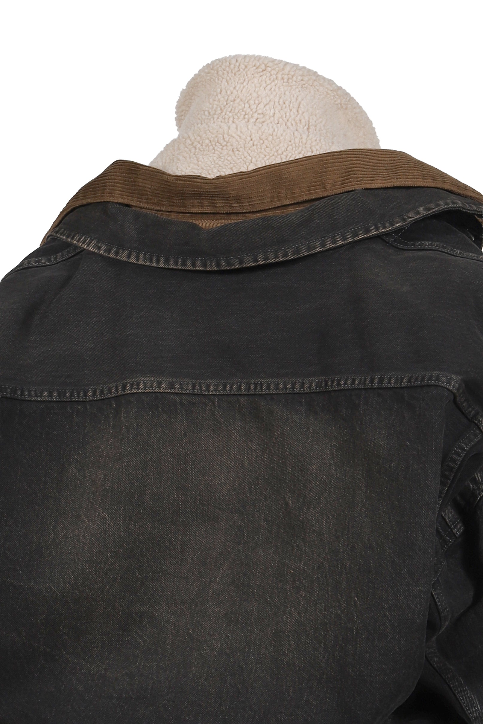 TRIPLE LAYERED DENIM JACKET / BLK