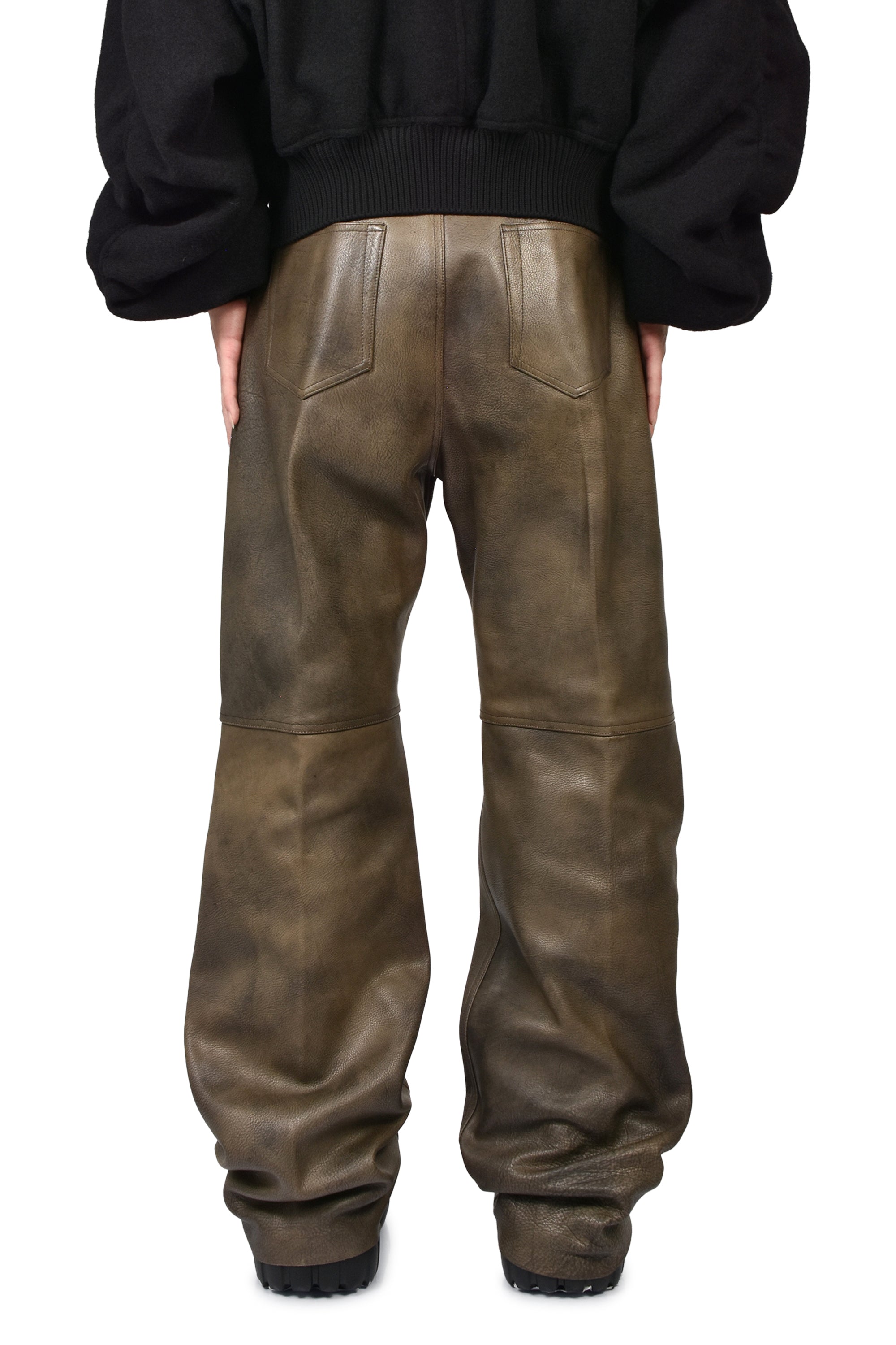 最終値下げ　リックオウエンス　ブラック ノースリーブ Rick Owens リック オウエンス FW26 GETH JEANS / WASHED BLK - NUBIAN
