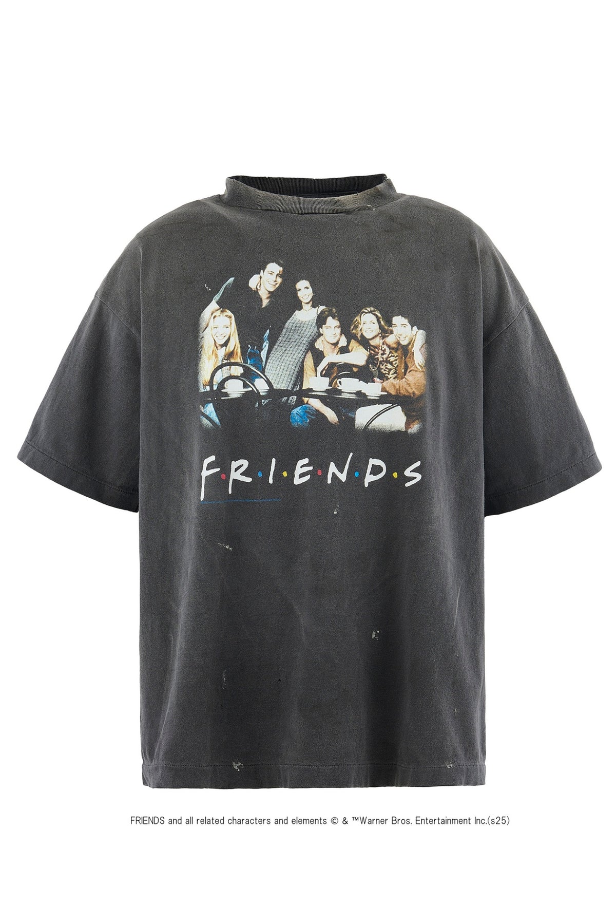 FRD_SS TEE /FRIENDS / BLK