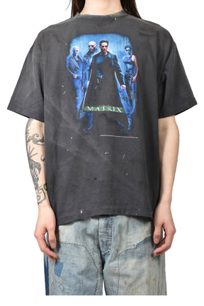 SAINT Mxxxxxx × THE MATRIX MTRX_SS TEE/THE MATRIX GREEN LOGO / BLK