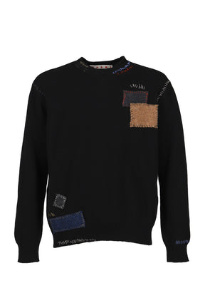 ROUNDNECK SWEATER / BLK