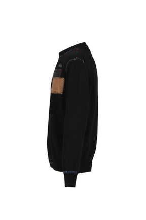 ROUNDNECK SWEATER / BLK