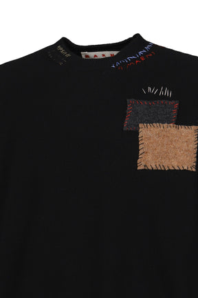 ROUNDNECK SWEATER / BLK