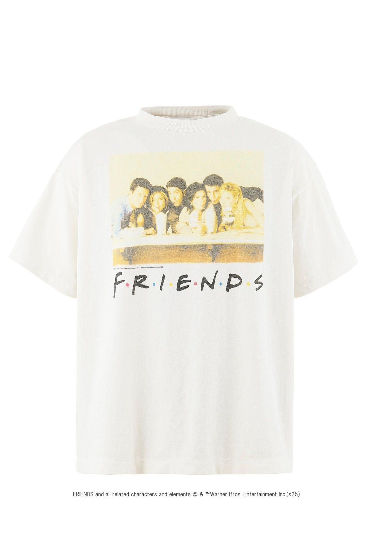 FRD_SS TEE /FRIENDS / WHT