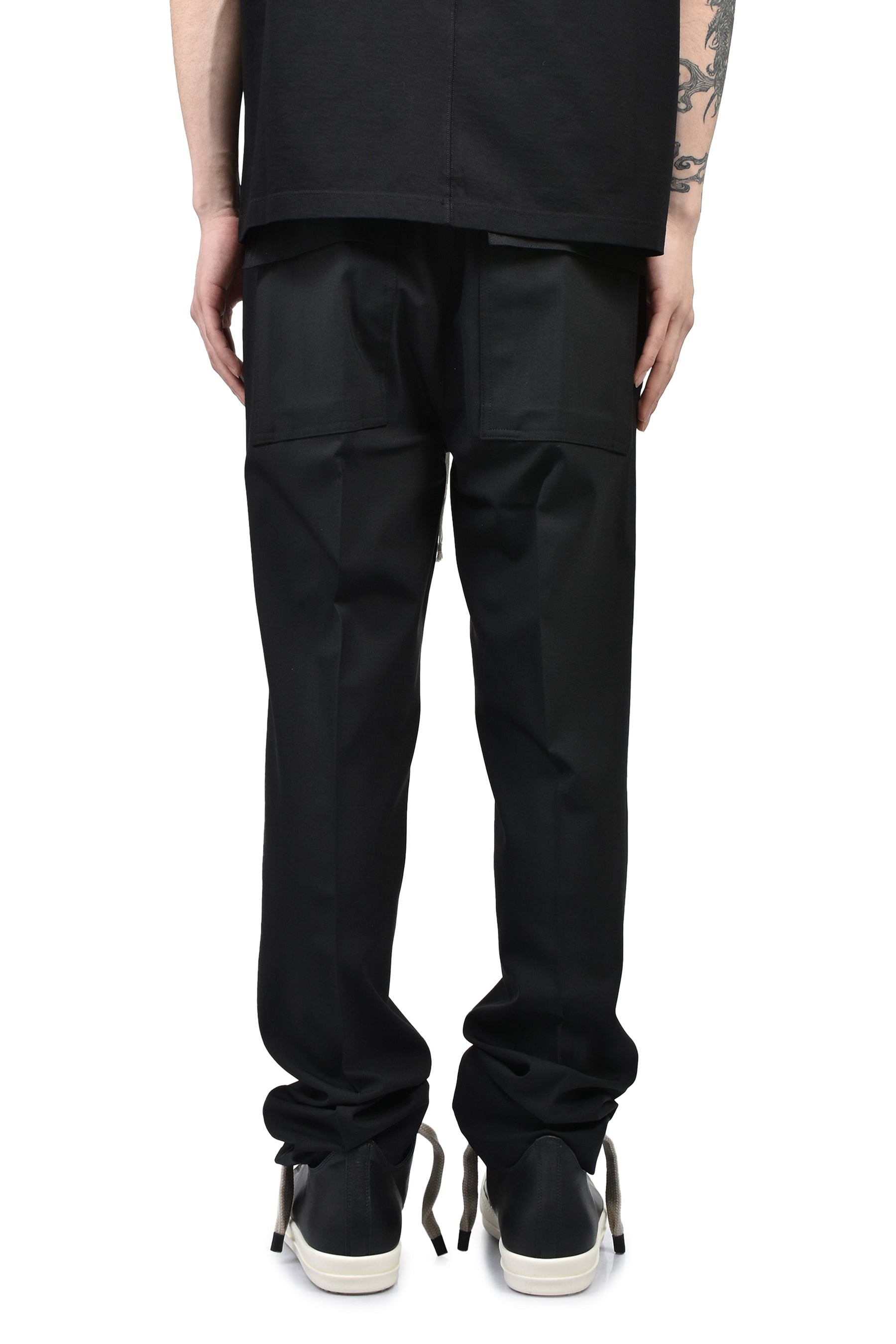 DRAWSTRING SLIM LONG / BLK