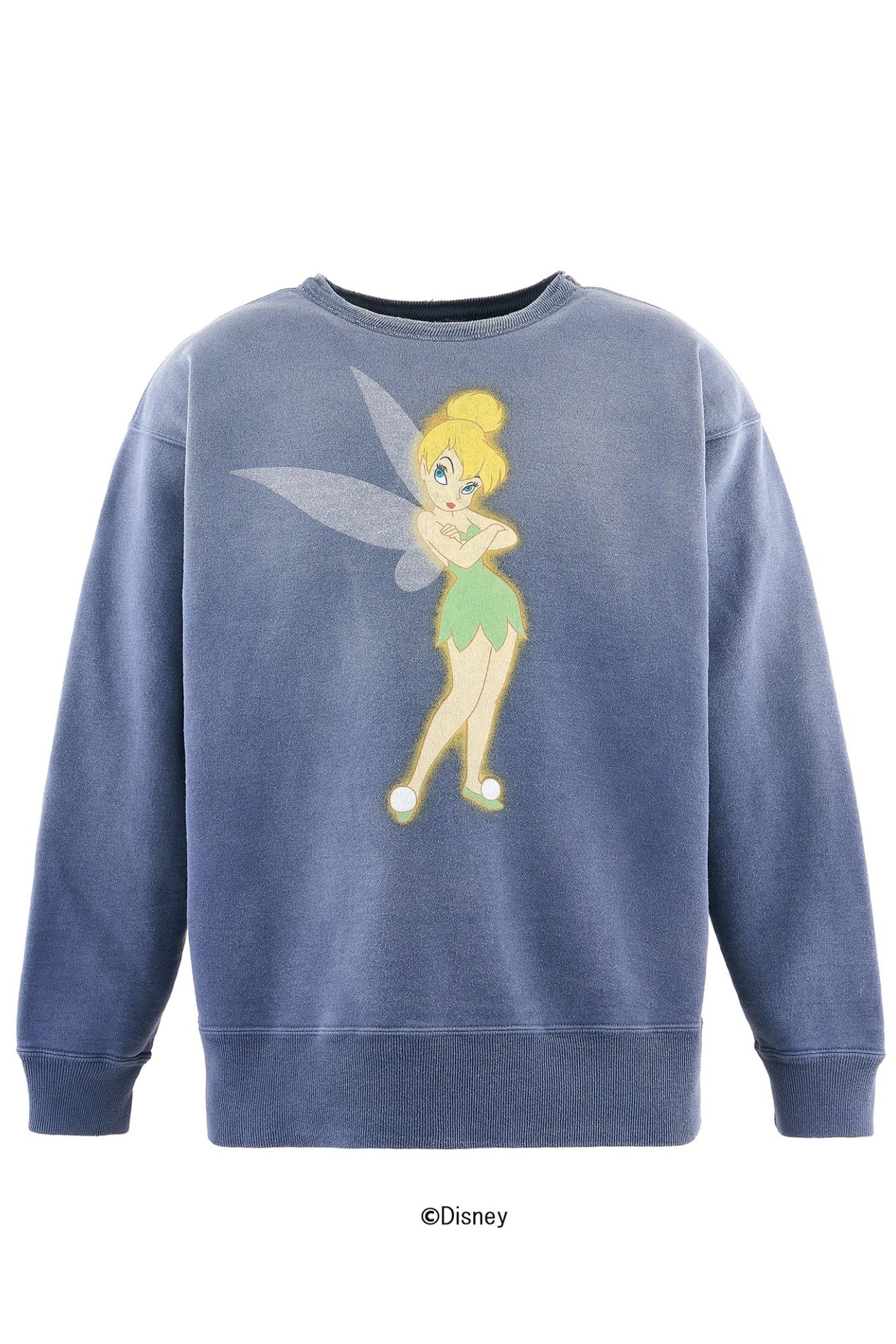 DSN_CRW NK SWT/TINKER BELL / NVY