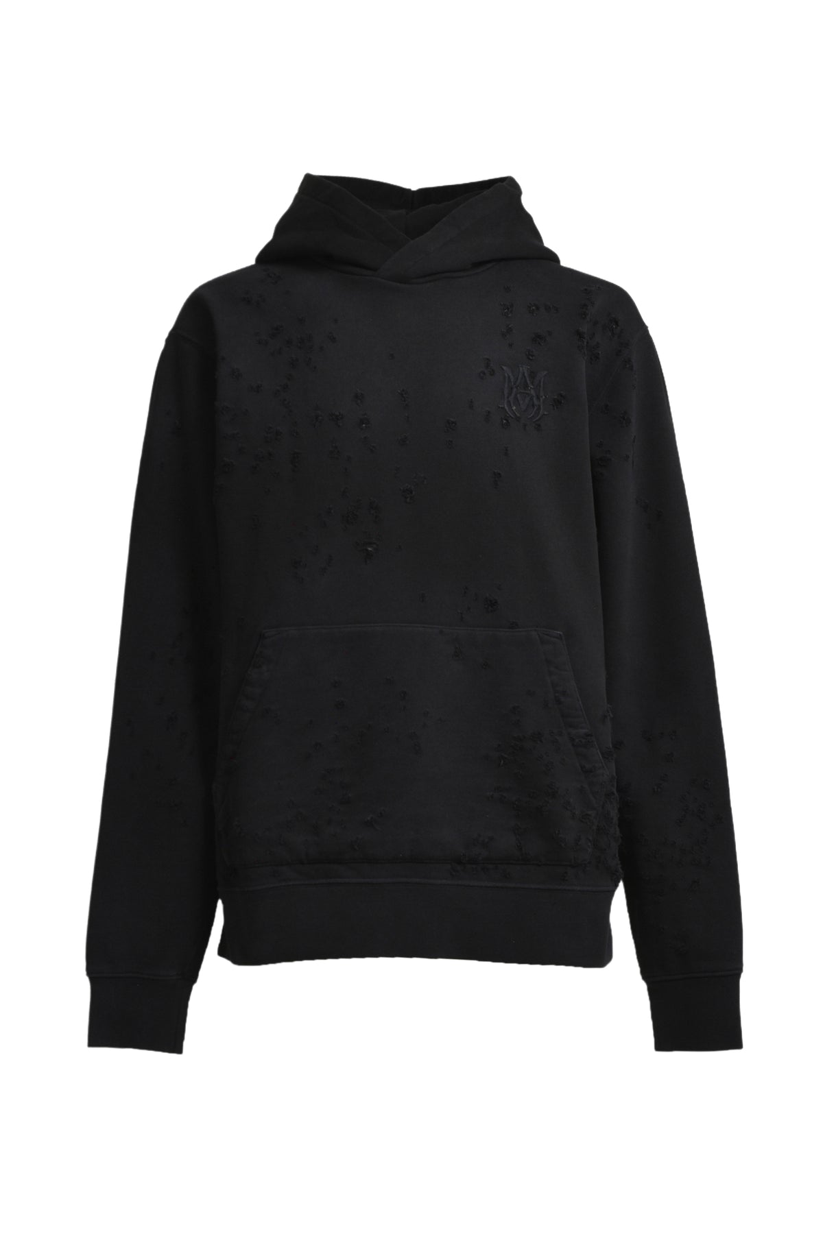 MA SHOTGUN EMBROIDERED HOODIE / BLK