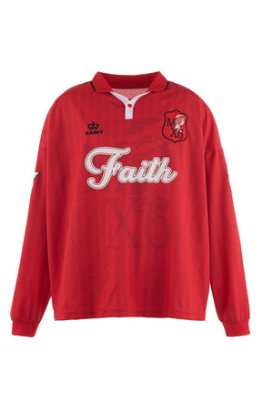 SOCCER SHIRT/FAITH / RED