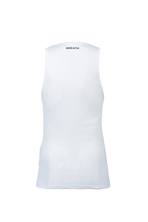 LOGO RIB TANK TOP / WHT