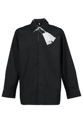 LONG-SLEEVED SHIRT / BLK WHT