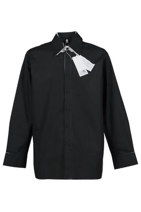 LONG-SLEEVED SHIRT / BLK WHT