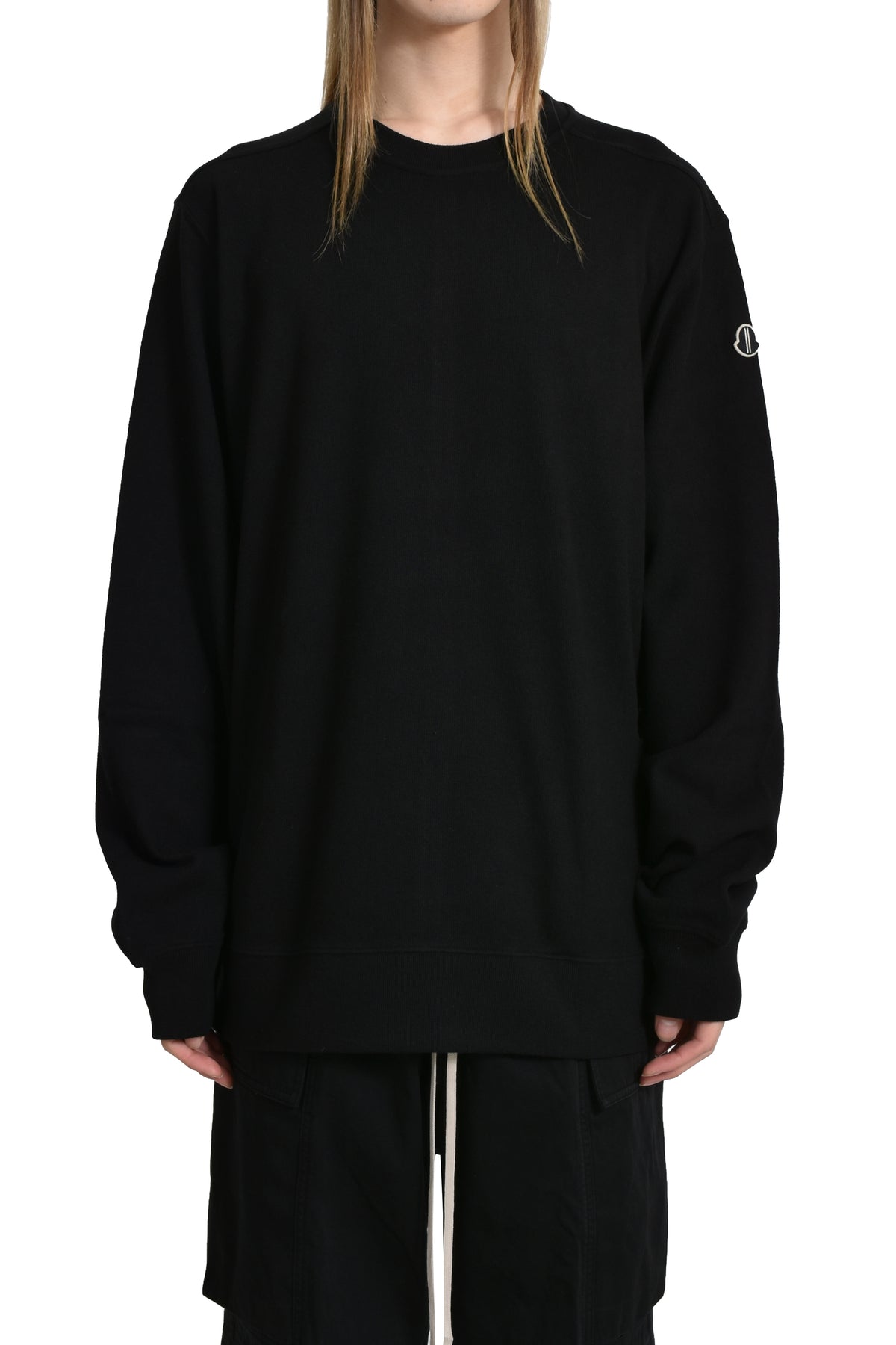 JUMBO CREWNECK SWEAT/ BLK