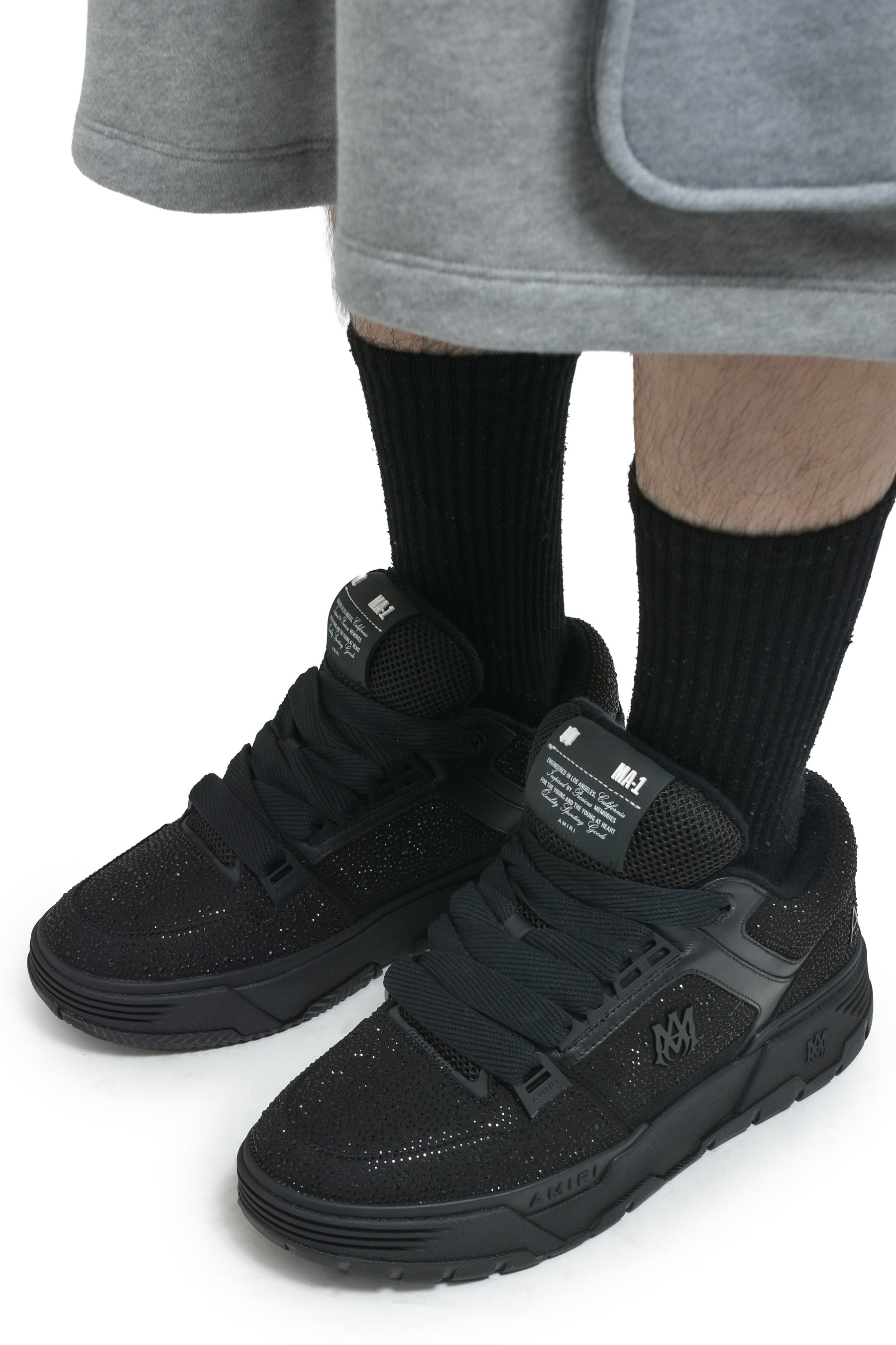 AMIRI アミリ FW25 CRYSTAL MA-1 / BLK - NUBIAN ヌビアン