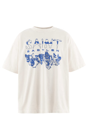BBLN_SS TEE/SAINT BABYLON/WHT / WHT