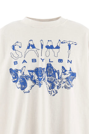 BBLN_SS TEE/SAINT BABYLON/WHT / WHT
