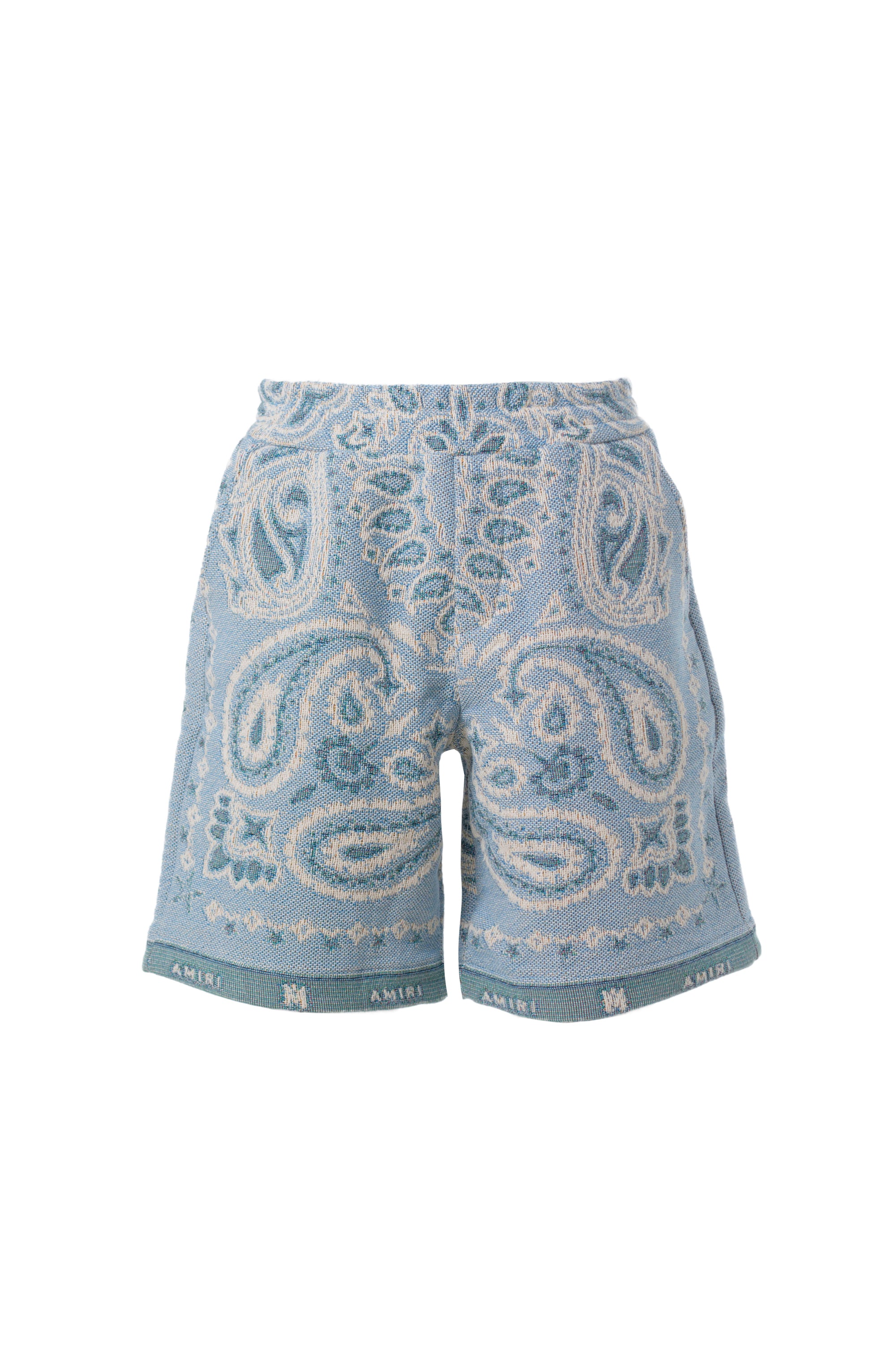 AMIRI アミリ SS23 TAPESTRY BANDANA BAGGY SHORTS / BLU