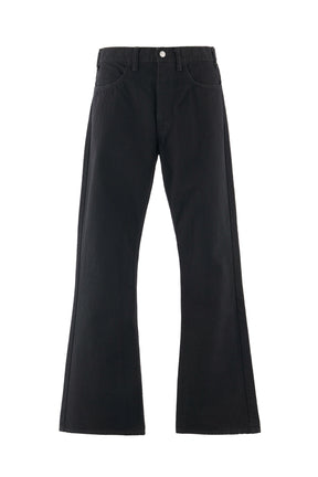 FLARE DENIM PANTS / BLK