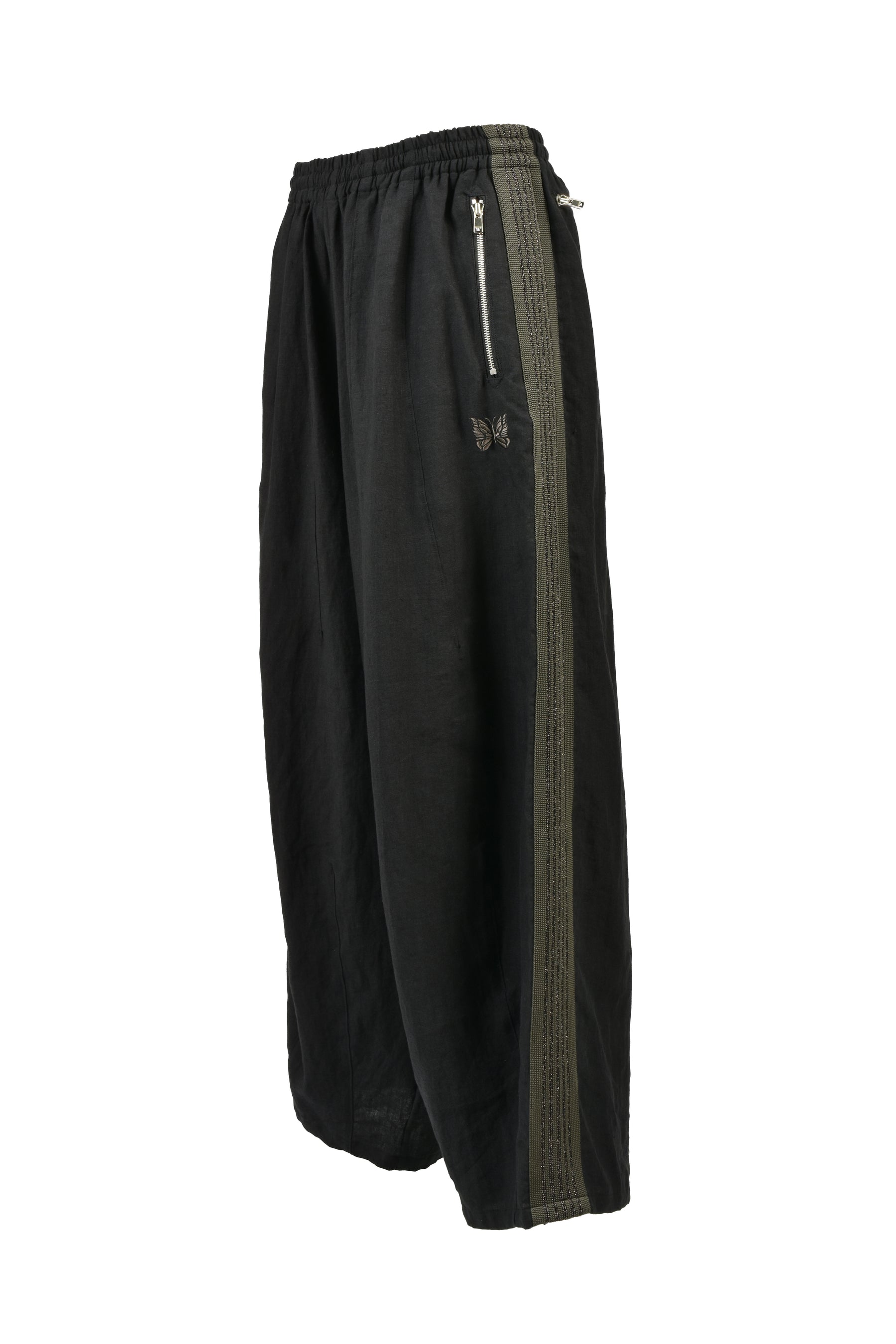 H.D. TRACK PANT - COTTON LINEN ( 20TH EXCLUSIVE) / BLK