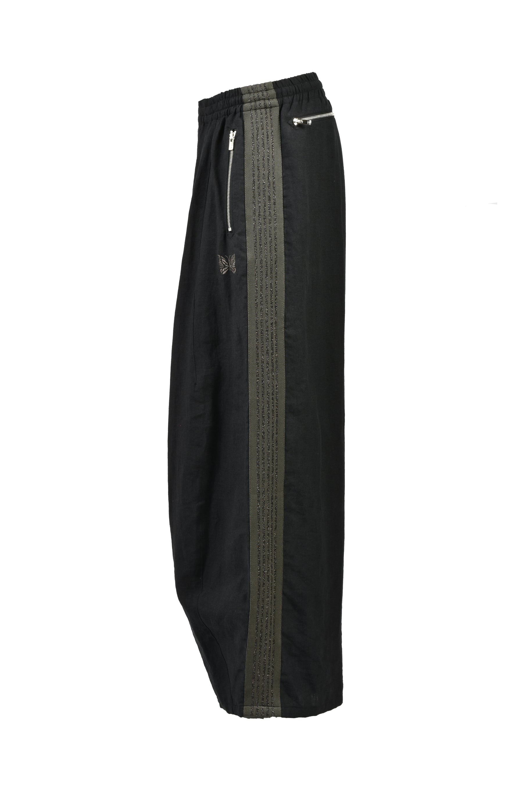 H.D. TRACK PANT - COTTON LINEN ( 20TH EXCLUSIVE) / BLK