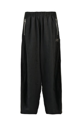 H.D. TRACK PANT - COTTON LINEN ( 20TH EXCLUSIVE) / BLK