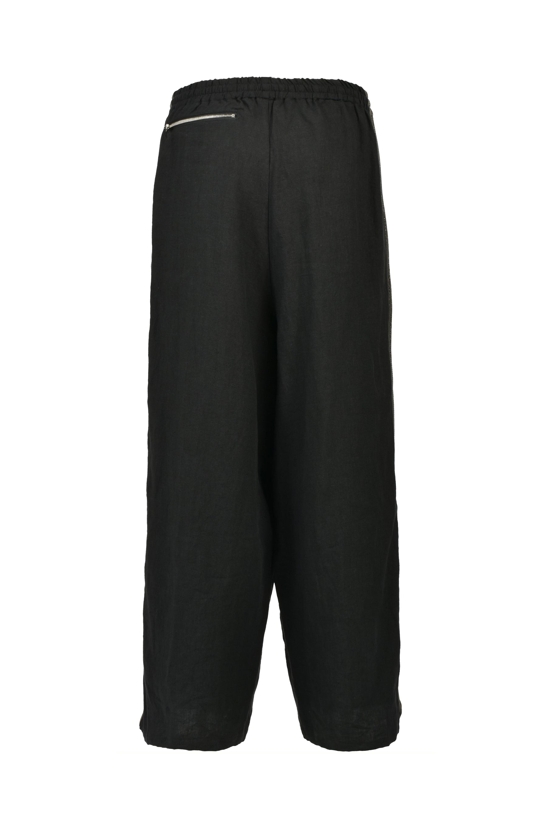 H.D. TRACK PANT - COTTON LINEN ( 20TH EXCLUSIVE) / BLK
