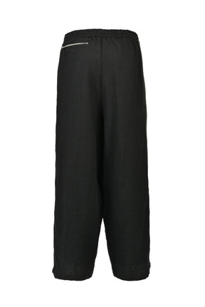 H.D. TRACK PANT - COTTON LINEN ( 20TH EXCLUSIVE) / BLK