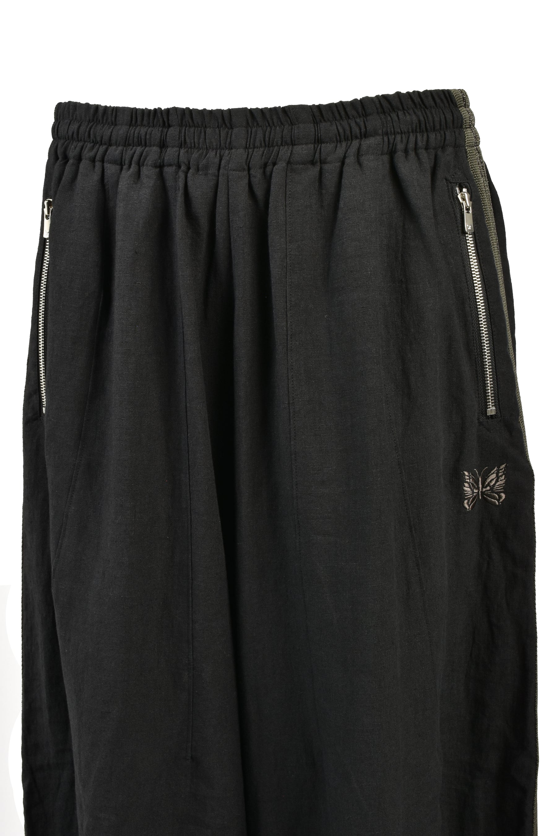 H.D. TRACK PANT - COTTON LINEN ( 20TH EXCLUSIVE) / BLK