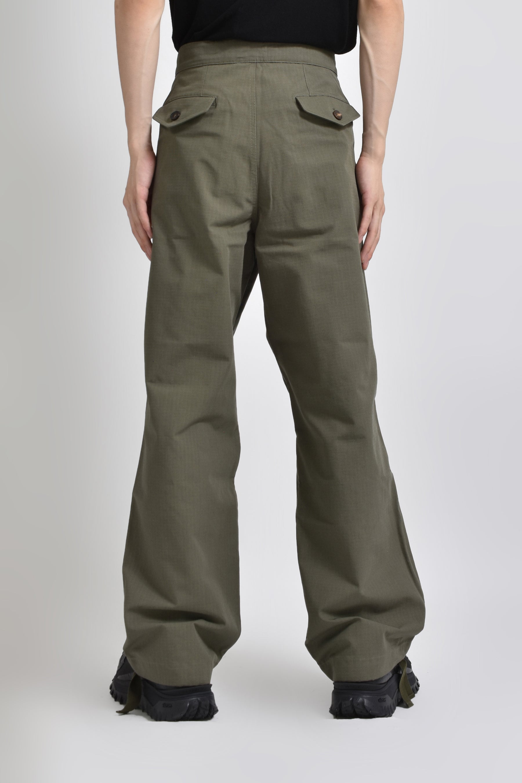 TROUSERS / MILITARY GRN